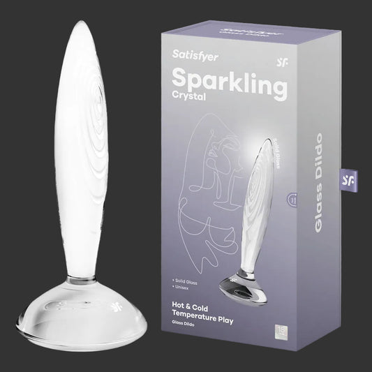 Satisfyer Sparkling Crystal Glass Butt Plug