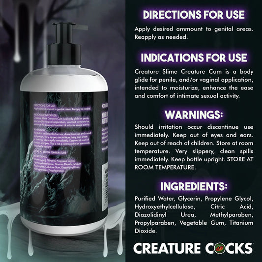 Creature Slime Unscented Cum Lube 473ml