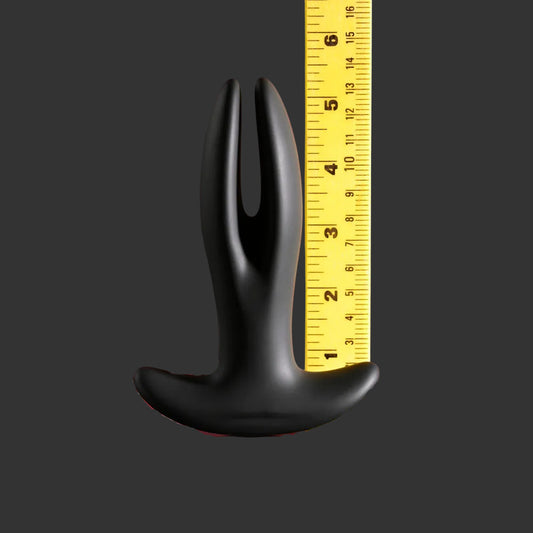 Gender X SPREAD THE LOVE - Black USB Rechargeable Stretching Anal Plug with Wireless Remote