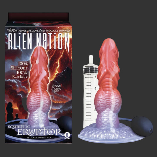 Alien Nation - Eruptor - Coloured 22.9 cm Squirting Fantasy Dildo