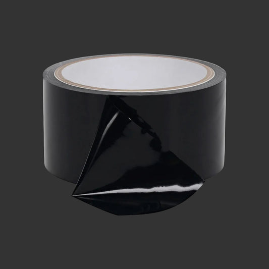 OUCH! PVC Non-Stick Tape - Black - Black Bondage Tape - 20 metre Length