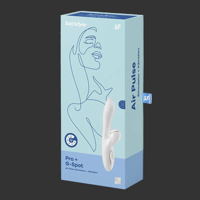 Satisfyer Pro + G-Spot Rabbit Vibrator with Touch-Free Clit Stim