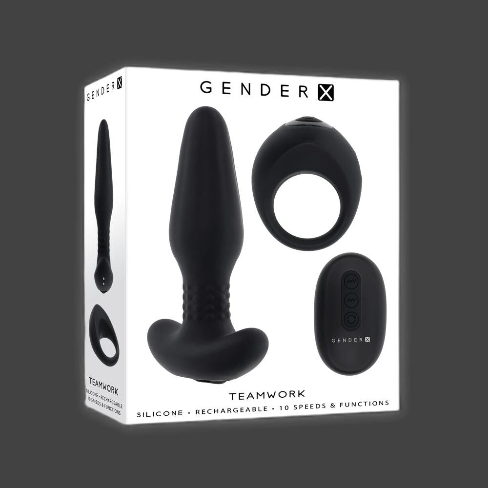 Gender X TEAMWORK Butt Plug & Cock Ring
