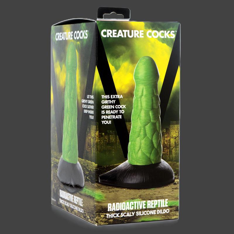 Creature Cocks Radioactive Reptile Dildo 19cm
