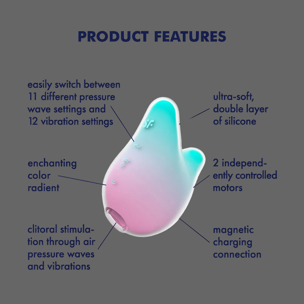 Satisfyer Mermaid Vibes Air Pulse Stim