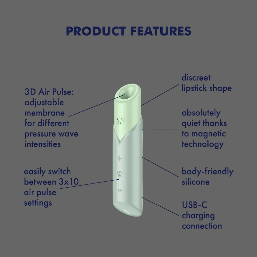 Satisfyer Naughty Kiss Air Pulse Stimulator