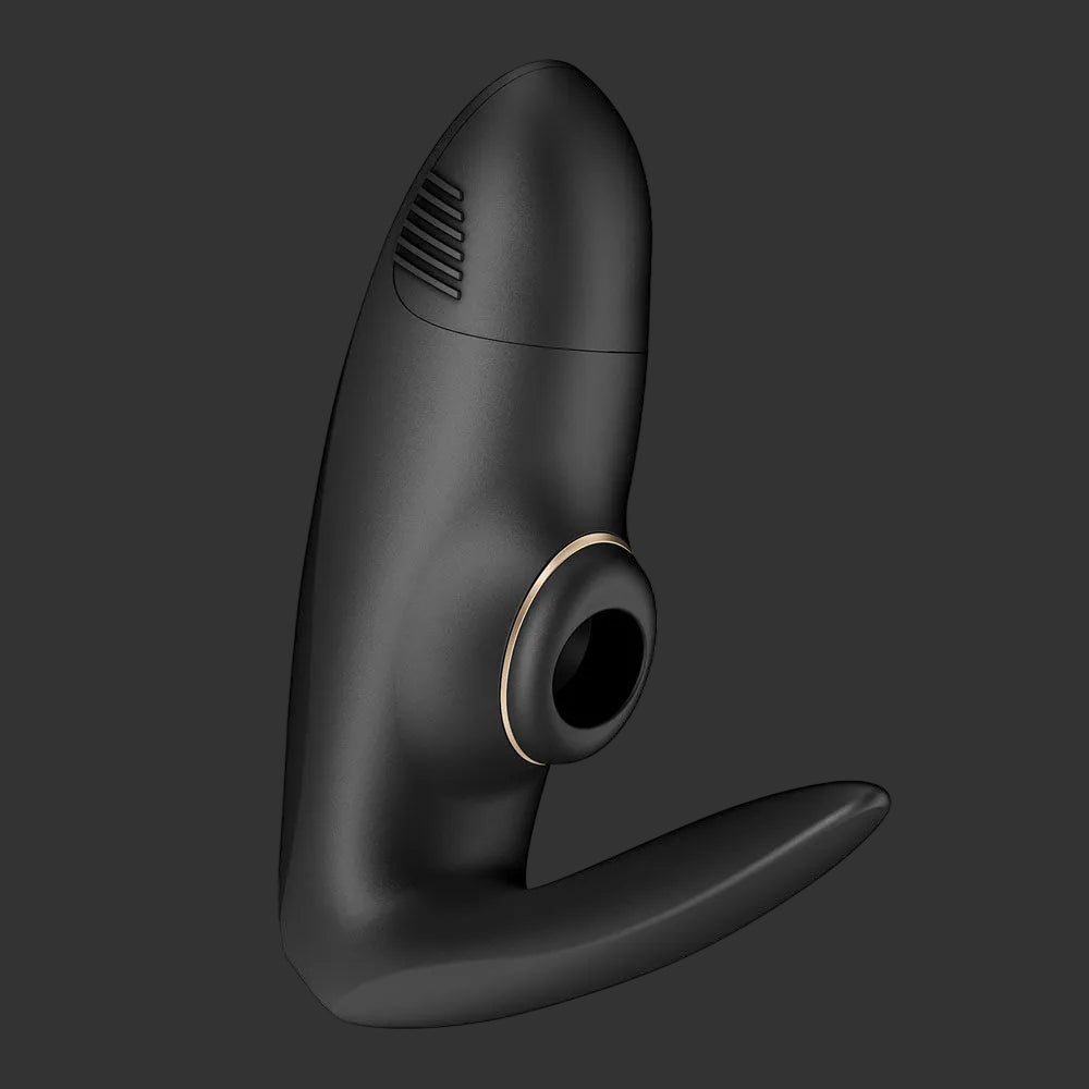 Satisfyer Pro 4 Couples - Battery Series - Black U-Shaped Couples Vibe with Air Pulsation