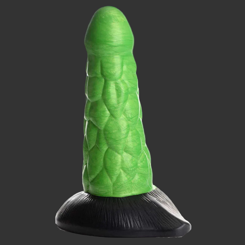 Creature Cocks Radioactive Reptile Thick Scaly Dildo  19cm