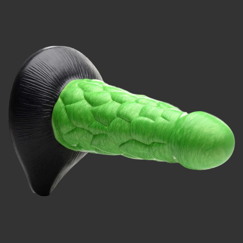Creature Cocks Radioactive Reptile Thick Scaly Dildo  19cm
