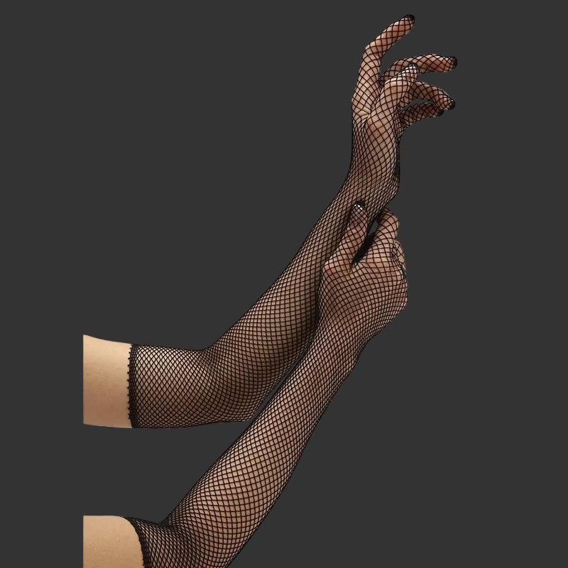 Baci White Label Fishnet Opera Gloves
