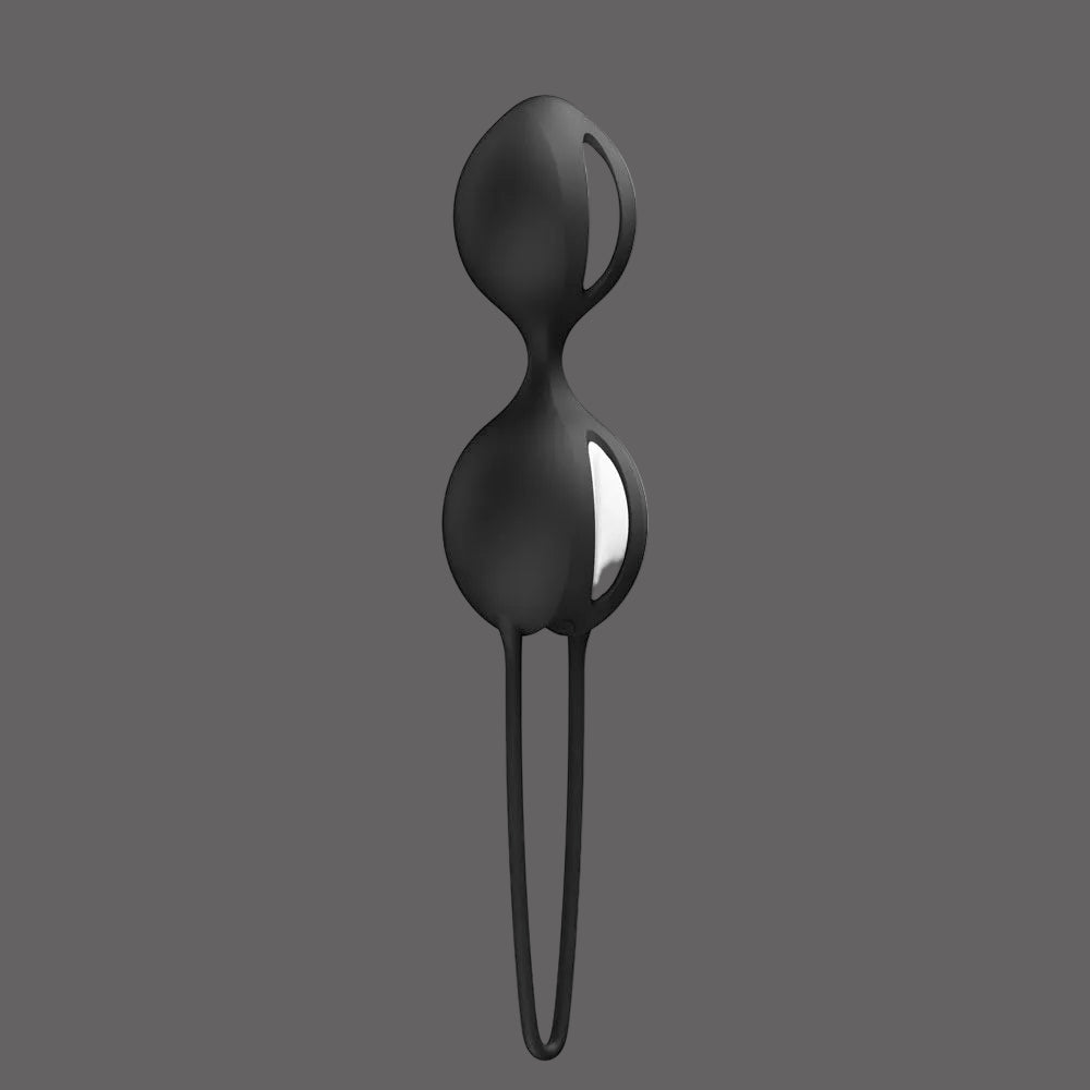 Fun Factory SMARTBALLS DUO Black Weighted Kegel Balls