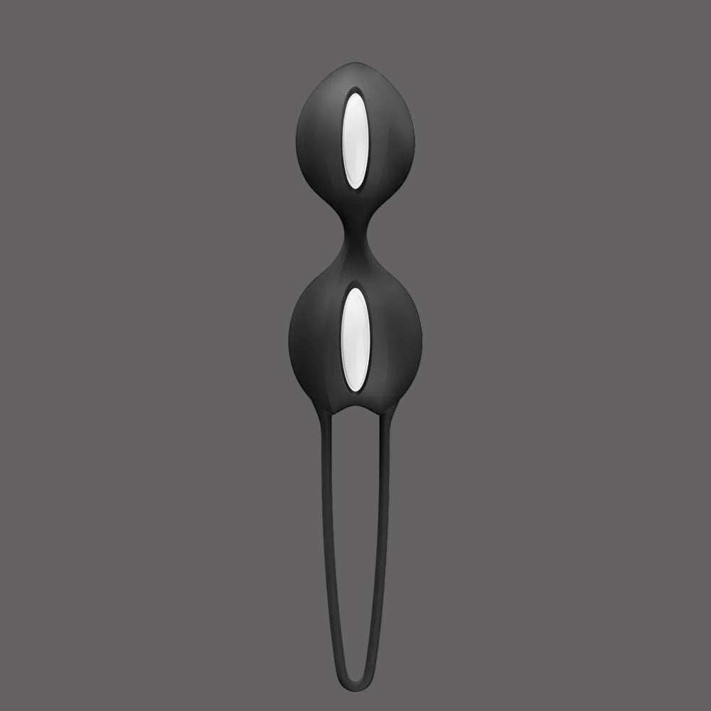 Fun Factory SMARTBALLS DUO Black Weighted Kegel Balls
