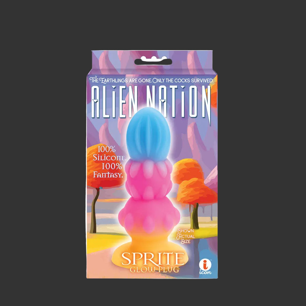 Alien Nation Sprite Glow in Dark Fantasy Anal Plug