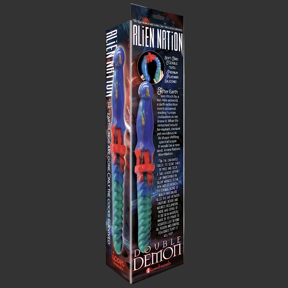 Alien Nation - Double Demon - Coloured 35 cm Fantasy Double Dildo
