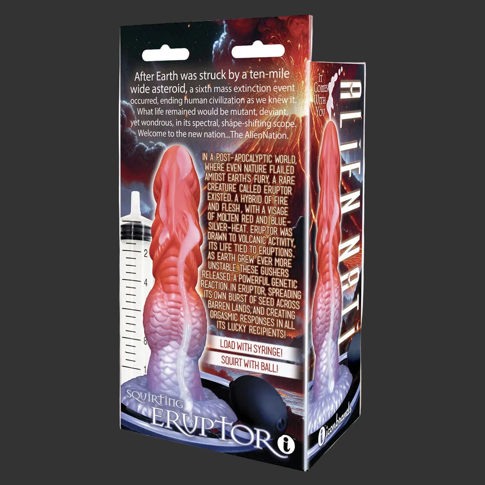 Alien Nation - Eruptor - Coloured 22.9 cm Squirting Fantasy Dildo