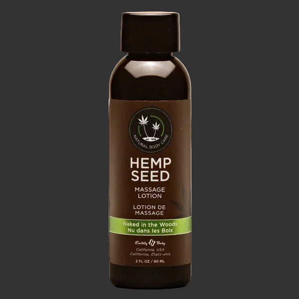 Hemp Seed Massage Lotion  Naked In The Woods Tea & Ginger Scented 59ml