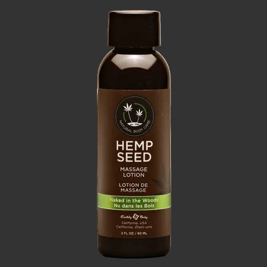 Hemp Seed Massage Lotion  Naked In The Woods Tea & Ginger Scented 59ml