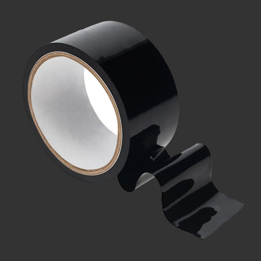 OUCH! PVC Non-Stick Tape - Black - Black Bondage Tape - 20 metre Length