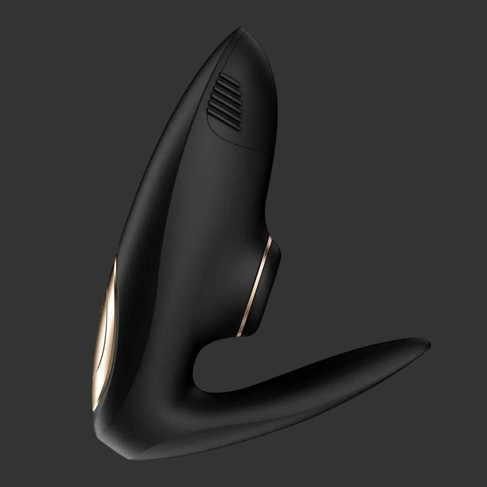 Satisfyer Pro 4 Couples - Battery Series - Black U-Shaped Couples Vibe with Air Pulsation