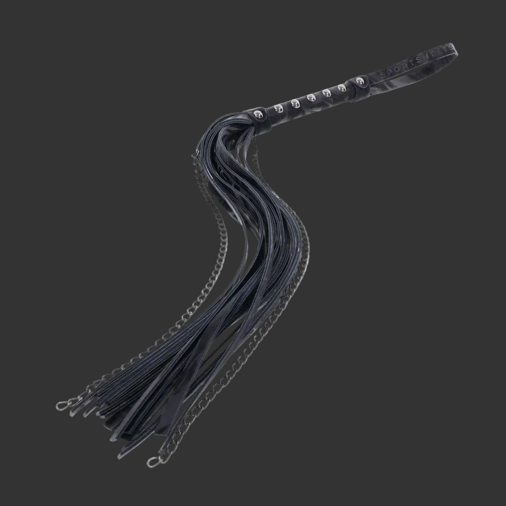 SPORTSHEETS Velvet Noir Chain Flogger 