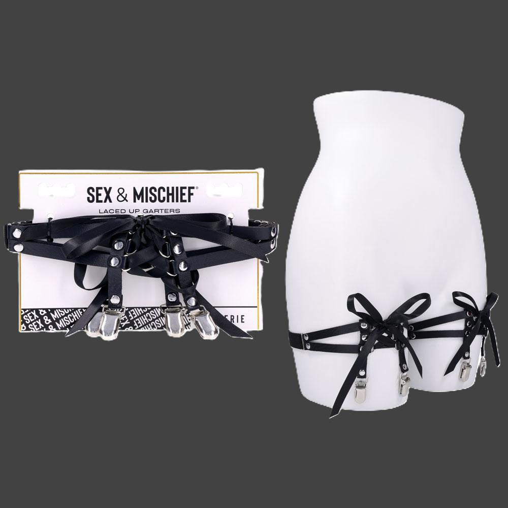 Sex & Mischief Laced Up Garters